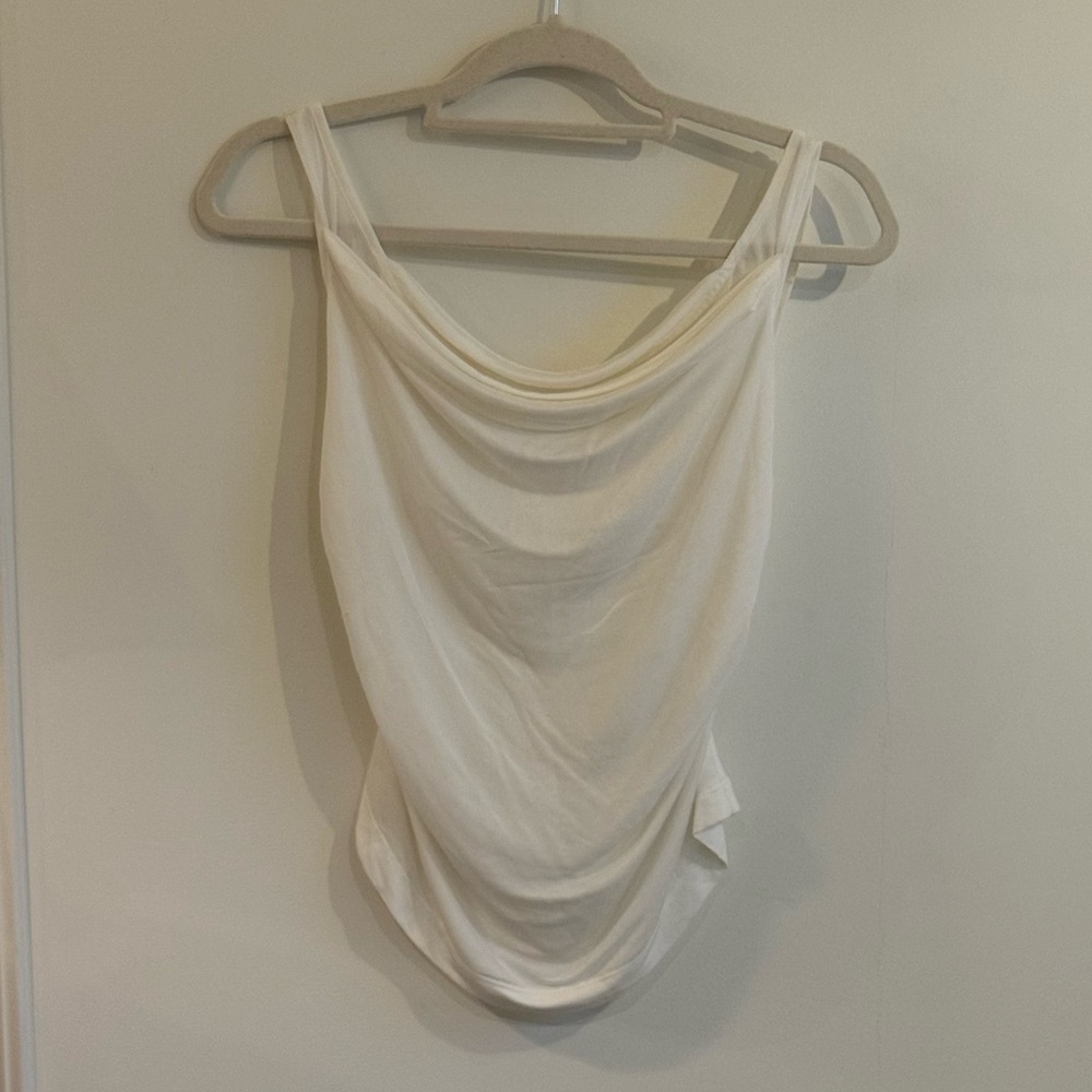 Uncle Studios Mesh Cream Top